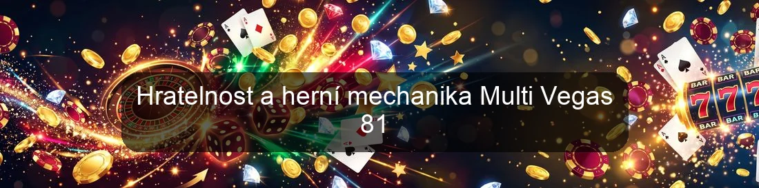 Hratelnost a herní mechanika Multi Vegas 81 Hratelnost a herní mechanika Multi Vegas 81